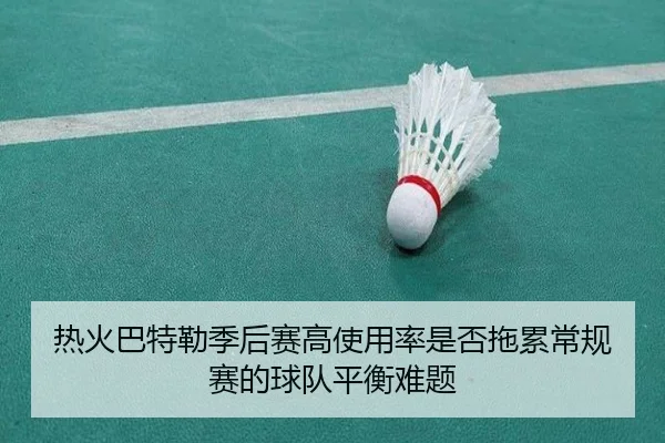热火巴特勒季后赛高使用率是否拖累常规赛的球队平衡难题